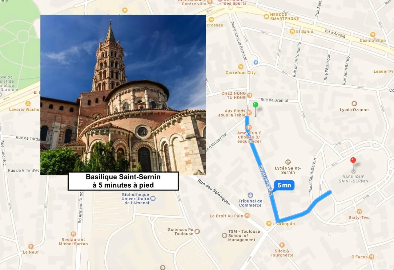 L'Ambree - Appartement Standing Toulouse Hypercentre 0*,  Франция